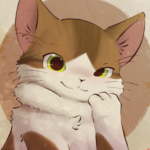 My profile picture, a smirking cat